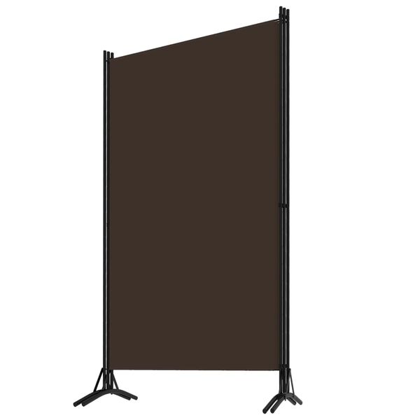 vidaXL Διαχωριστικό Δωματίου με 3 Πάνελ Καφέ 260 x 180 εκ.