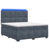 vidaXL &Kappa;&rho;&epsilon;&beta;ά&tau;&iota; box spring &mu;&epsilon; &sigma;&tau;&rho;ώ&mu;&alpha; &Sigma;&kappa;&omicron;ύ&rho;&omicron; &Gamma;&kappa;&rho;&iota; 200 x 200 cm &Beta;&epsilon;&lambda;&omicron;ύ&delta;&omicron;