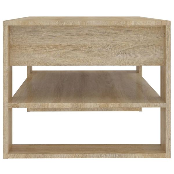 vidaXL Τραπεζάκι Σαλονιού Sonoma Δρυς 102x55x45 εκ. Επεξεργασμένο Ξύλο