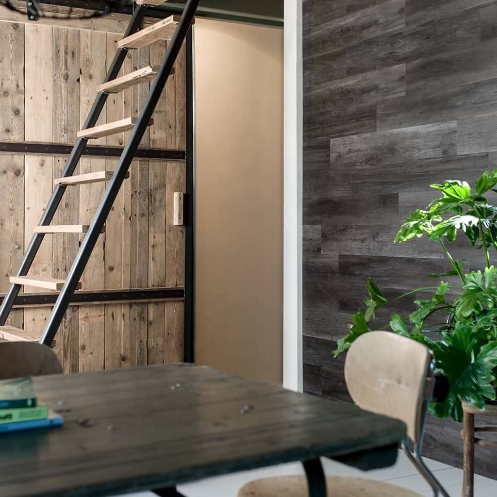 WallArt Πάνελ Τοίχου Όψη Barnwood Δρυός "GL-WA33" 30 τεμ Ανθρακί Μαύρο