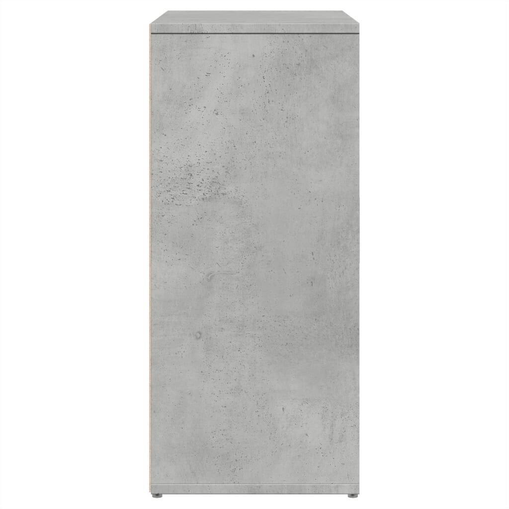 vidaXL Βοηθητικό Ντουλάπι Γκρι Σκυρ. 60x31x70εκ από Επεξεργασμένο Ξύλο
