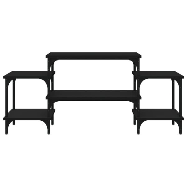 vidaXL Έπιπλο Τηλεόρασης Μαύρο 117 x 35 x 52 εκ. Επεξεργασμένο Ξύλο