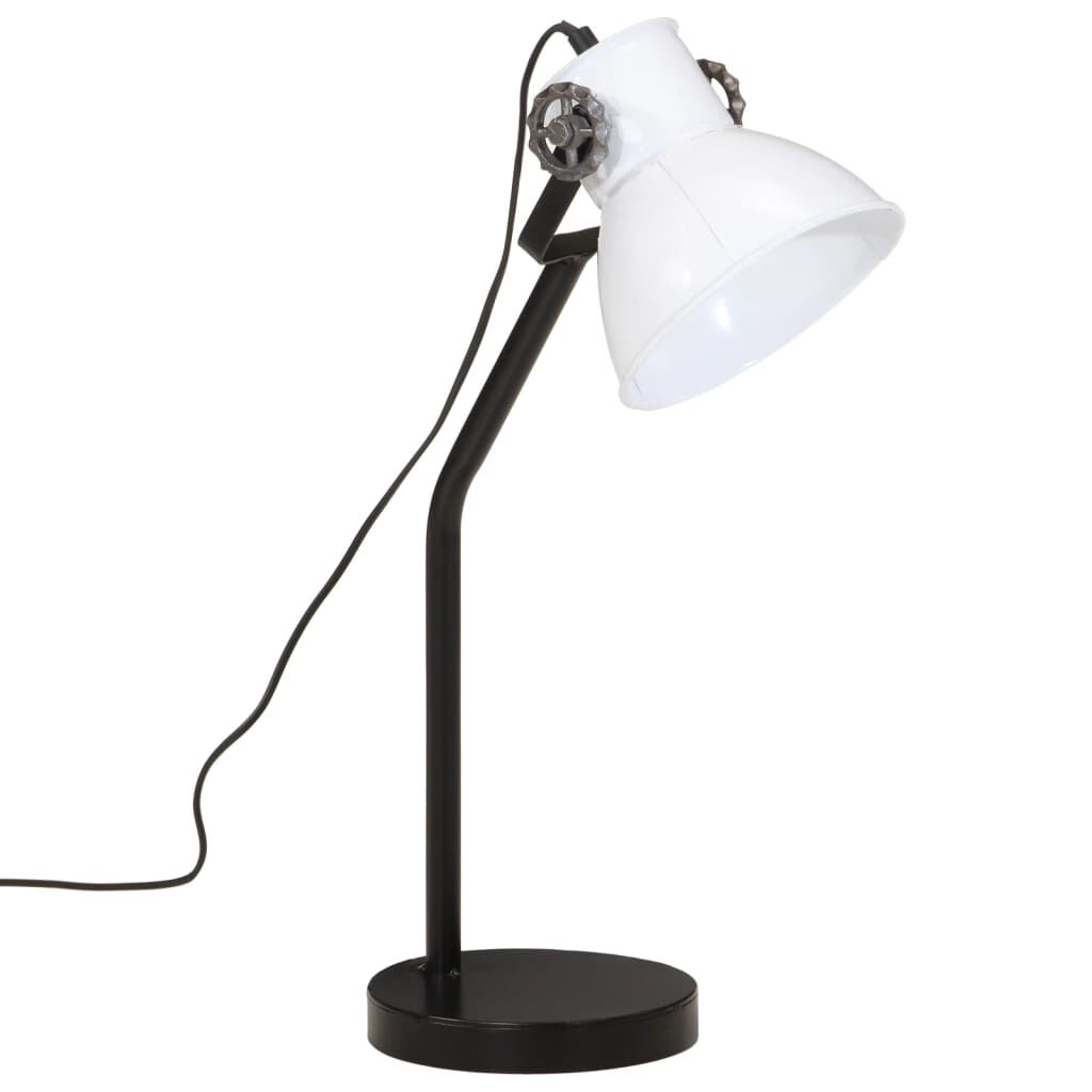 vidaXL Φωτιστικό Γραφείου 25 W Λευκό 17x17x60 εκ. Ε27