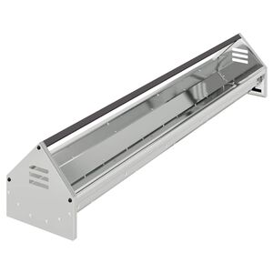 vidaXL Τάφος ταΐσματος κοτόπουλων Ασημί 108 x 20,5 x 20 εκ.