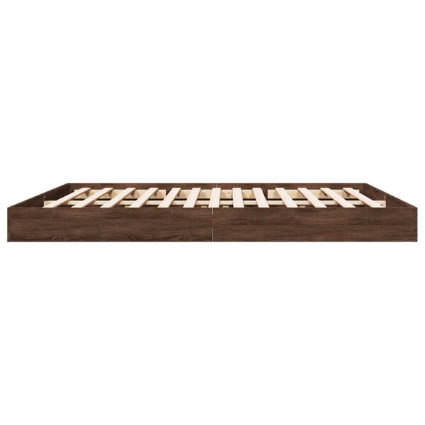vidaXL Πλαίσιο κρεβατιού χωρίς στρώμα 180x200 εκ. Επεξεργασμένο Ξύλο