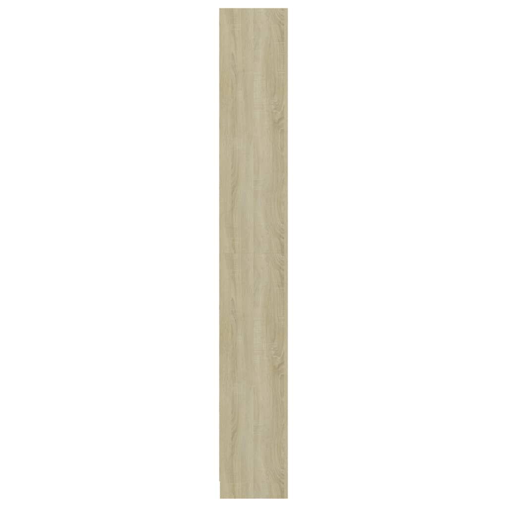 vidaXL Βιβλιοθήκη με 5 Ράφια Sonoma Δρυς 40x24x175 εκ. Επεξ. Ξύλο