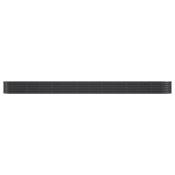 vidaXL Ζαρντινιέρα Ανθρακί 512x80x36 εκ Ατσάλι με Ηλεκτρ. Βαφή Πούδρας