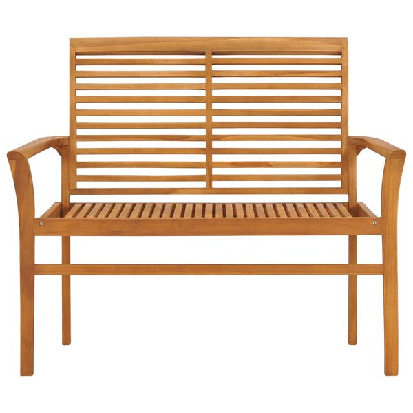 vidaXL Παγκάκι Κήπου 112 εκ. από Μασίφ Ξύλο Teak