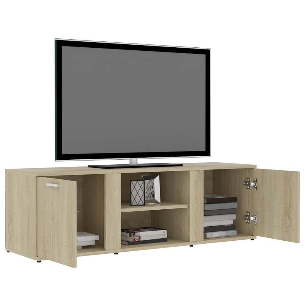 vidaXL Έπιπλο Τηλεόρασης Sonoma Δρυς 120 x 34 x 37 εκ. από Επεξ. Ξύλο