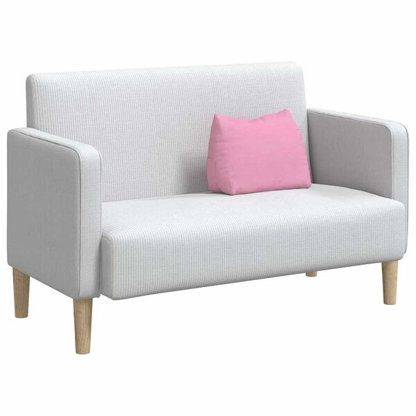 vidaXL Μαξιλάρι Πλάτης Ροζ 45 x 20 x 35 εκ. ύφασμα