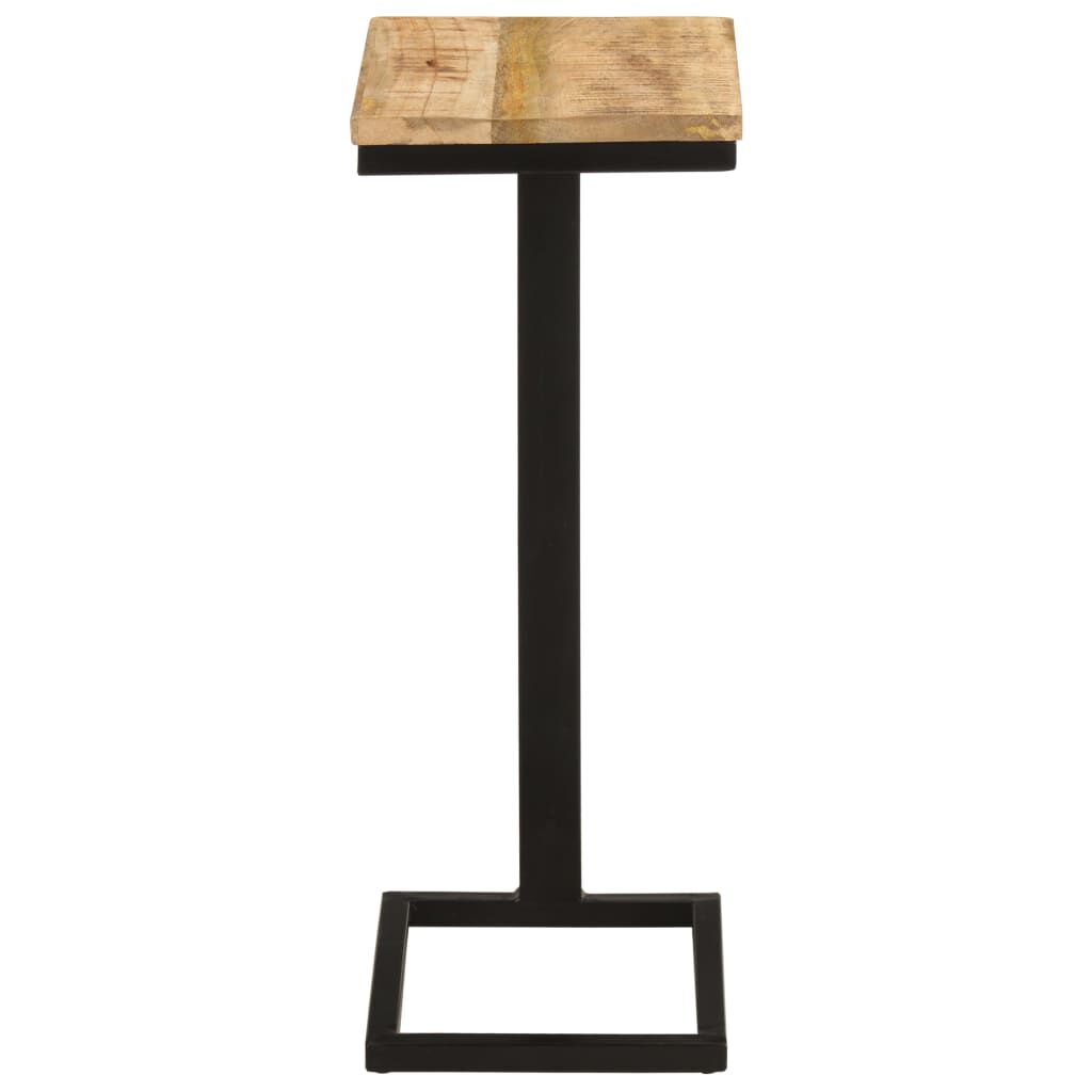 vidaXL Τραπέζια Βοηθητικά 2 τεμ. 31,5x24,5x64,5 εκ. Ακατ. Ξύλο Μάνγκο