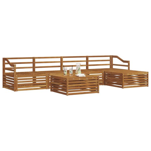 vidaXL &Sigma;&epsilon;&iota;&rho;ά &Kappa;&alpha;&nu;&alpha;&pi;έ &Epsilon;&xi;&omega;&tau;&epsilon;&rho;&iota;&kappa;&omicron;ύ 6 pcs &Phi;&upsilon;&sigma;&iota;&kappa;ό