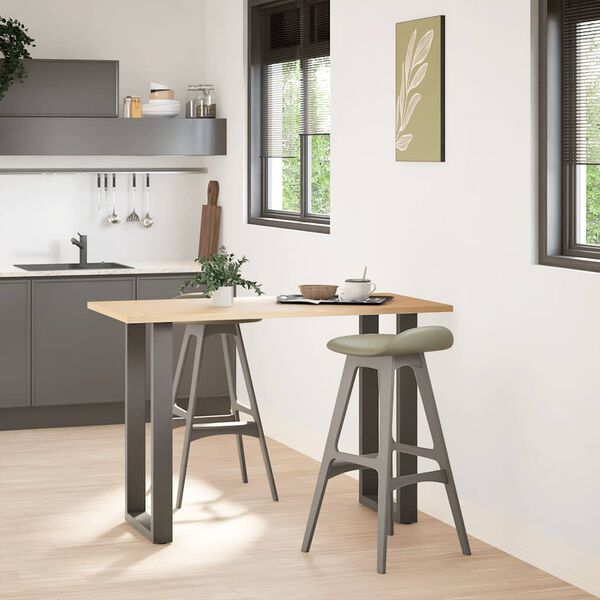 vidaXL &Pi;ό&delta;&iota;&alpha; &Tau;&rho;&alpha;&pi;&epsilon;&zeta;&iota;&omicron;ύ &Mu;&pi;&alpha;&rho; &sigma;&epsilon; &Sigma;&chi;ή&mu;&alpha; U 2 &tau;&epsilon;&mu;. &Alpha;&nu;&theta;&rho;&alpha;&kappa;ί 40x(90-91) &epsilon;&kappa;. &Alpha;&tau;&sigma;ά&lambda;&iota;