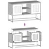 vidaXL Έπιπλο Τηλεόρασης Ανθρακί 68x39x60,5 εκ. από Χάλυβα