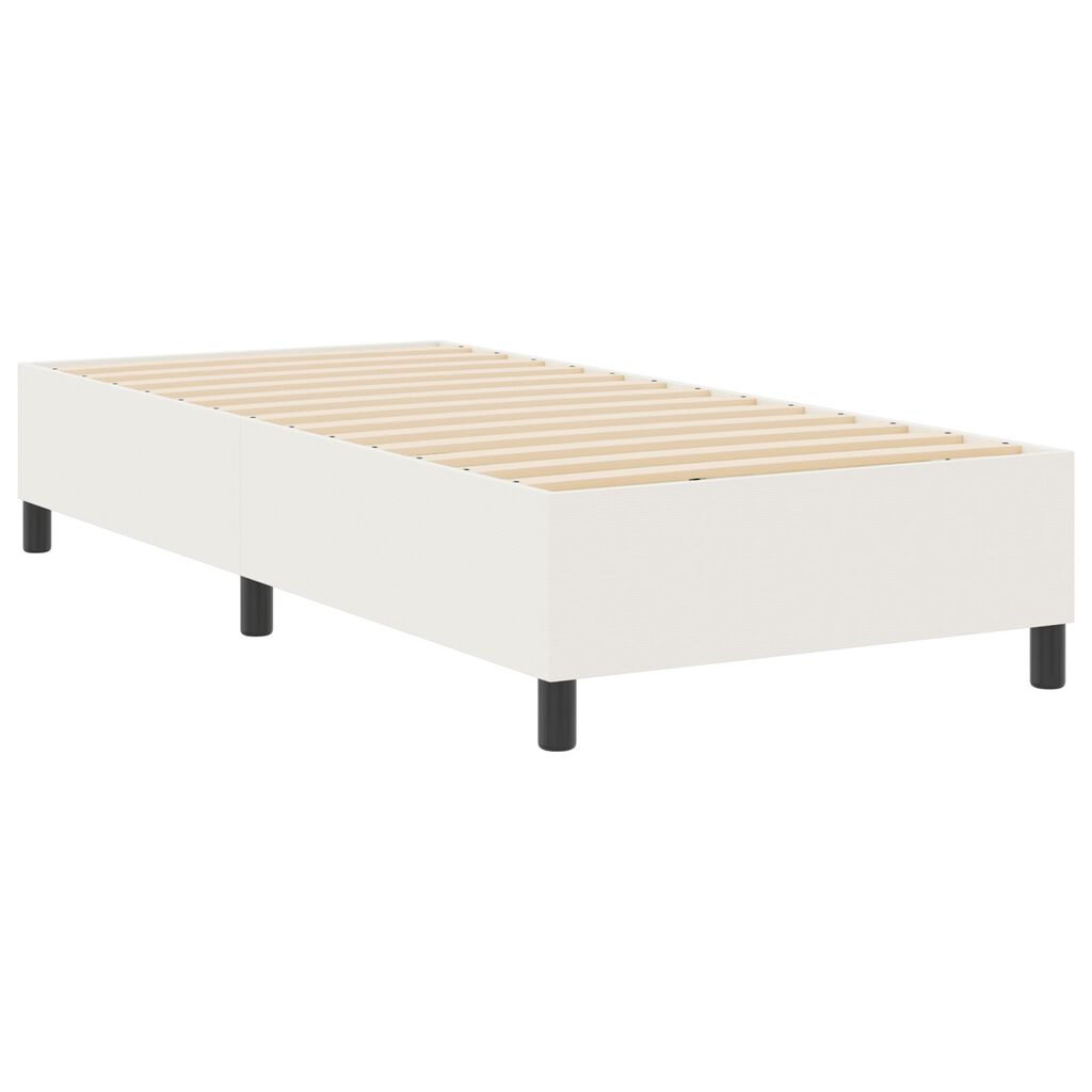 vidaXL Κρεβάτι Box Spring Κρέμ Μονό Κορντούρα