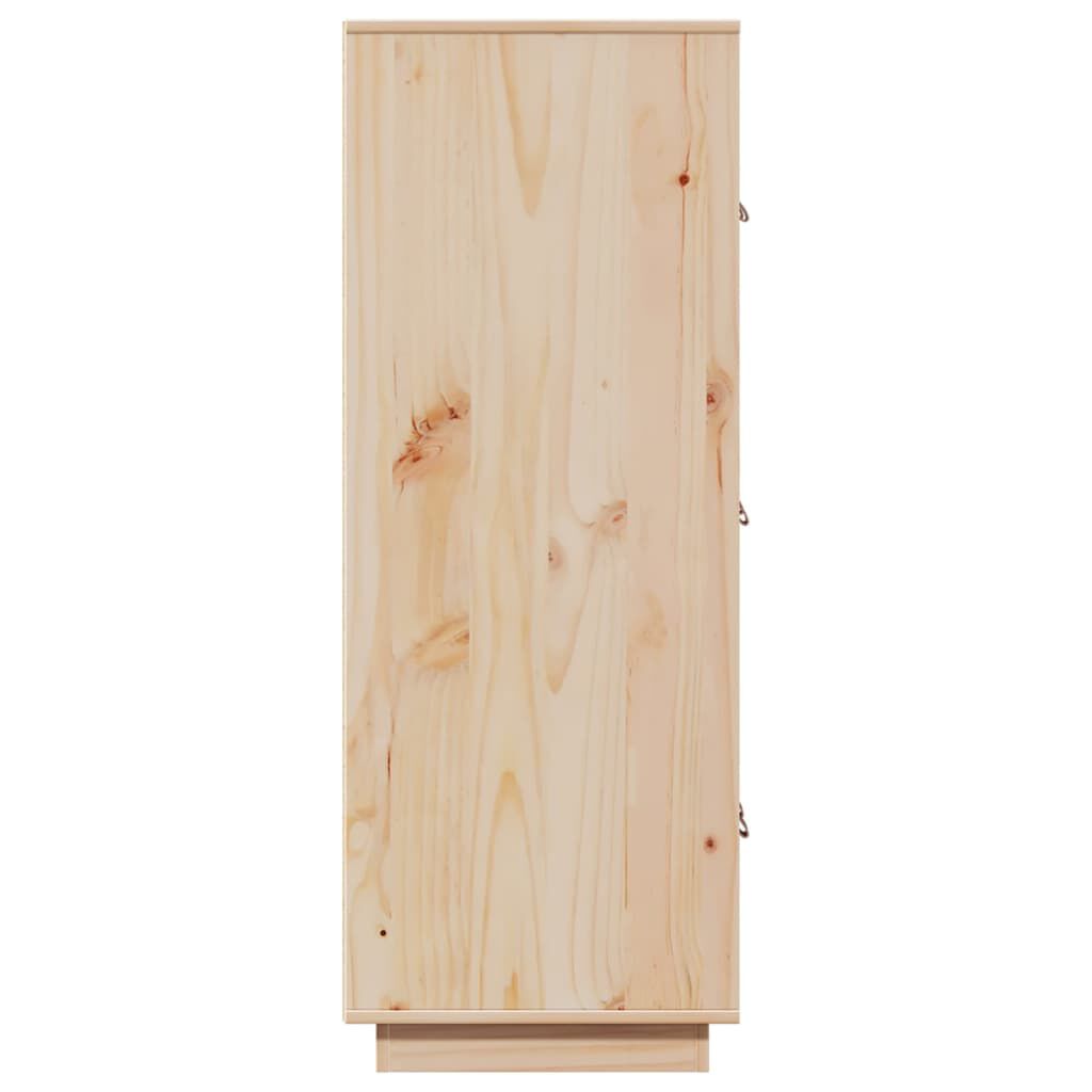 vidaXL Ντουλάπι 67 x 40 x 108,5 εκ. από Μασίφ Ξύλο Πεύκου