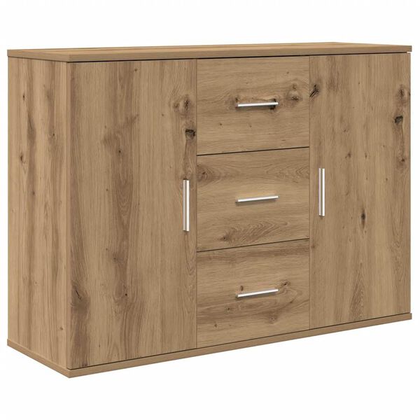 vidaXL Ντουλάπι Αρτισιανή Δρυς 90x29,5x65 εκ. από Επεξεργασμένο Ξύλο