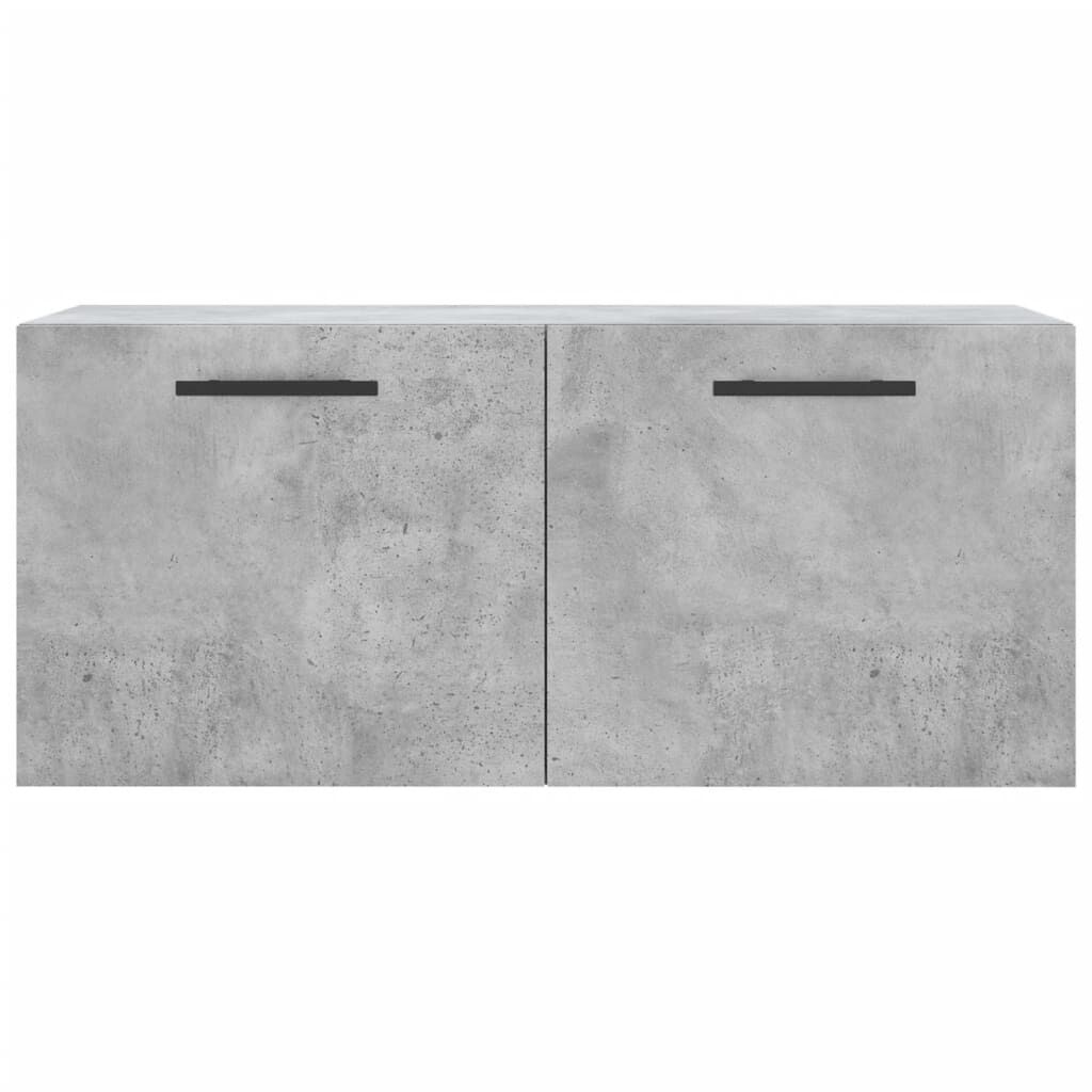 vidaXL Ντουλάπι Τοίχου Γκρι Σκυρ. 80x36,5x35 εκ. Επεξεργασμένο Ξύλο