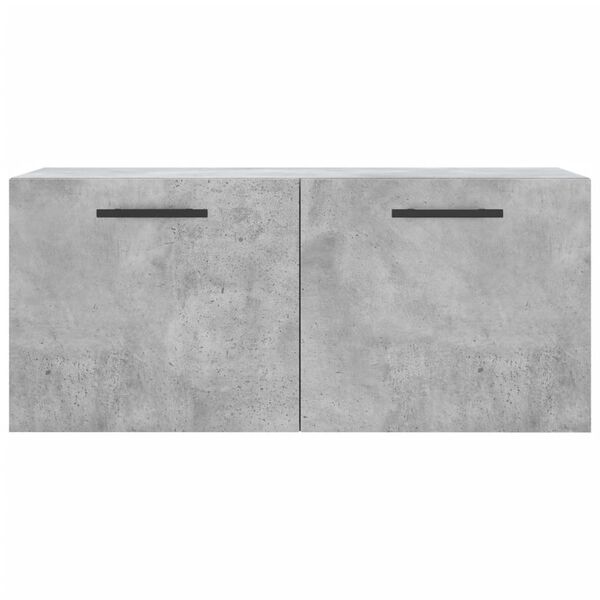vidaXL Ντουλάπι Τοίχου Γκρι Σκυρ. 80x36,5x35 εκ. Επεξεργασμένο Ξύλο