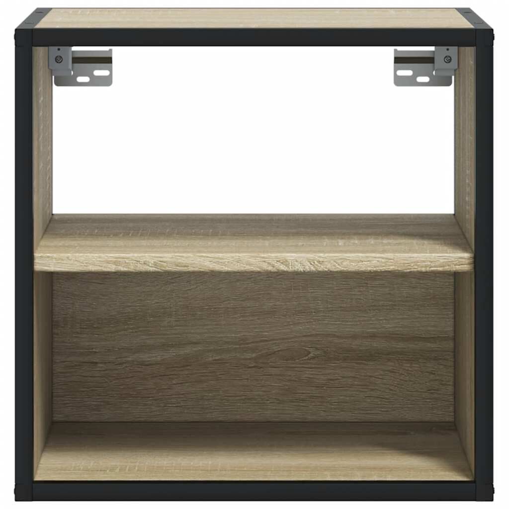 vidaXL Επίτοιχα κομοδίνα 2 τεμάχια Sonoma Oak 40x31x39,5 cm