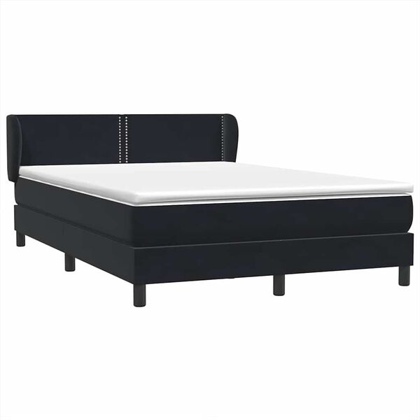 vidaXL &Kappa;&rho;&epsilon;&beta;ά&tau;&iota; Boxspring &mu;&epsilon; &Sigma;&tau;&rho;ώ&mu;&alpha; &Mu;&alpha;ύ&rho;&omicron; 1140x210 &epsilon;&kappa;. &Beta;&epsilon;&lambda;&omicron;ύ&delta;&iota;&nu;&omicron;