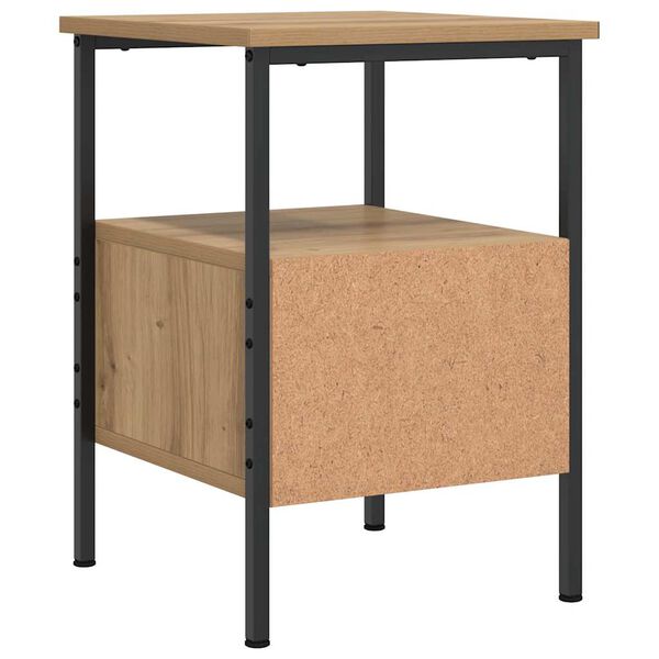 vidaXL Κομοδίνα 2 τεμάχια Artisan Oak 34x36x50 cm Κατασκευασμένο ξύλο