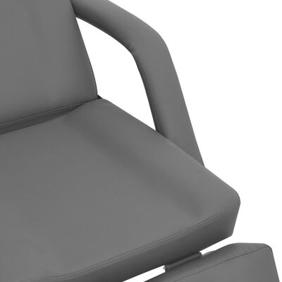 vidaXL Καρέκλα Αισθητικής Γκρι 180 x 62 x 78 εκ. από Συνθετικό Δέρμα