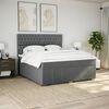 vidaXL &Kappa;&rho;&epsilon;&beta;ά&tau;&iota; Boxspring &mu;&epsilon; &Sigma;&tau;&rho;ώ&mu;&alpha; &Sigma;&kappa;&omicron;ύ&rho;&omicron; &Gamma;&kappa;&rho;&iota; 200x200 &epsilon;&kappa;. &Upsilon;&phi;&alpha;&sigma;&mu;ά&tau;&iota;&nu;&omicron;