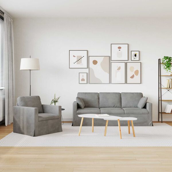 vidaXL &Kappa;&alpha;&nu;&alpha;&pi;έ&sigmaf; 2 pcs &Alpha;&nu;&omicron;&iota;&chi;&tau;ό &gamma;&kappa;&rho;&iota;