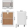 vidaXL Ντουλάπι "Lyon" Γκρι από Σκυρόδεμα 60x46x81,5 εκ. από Τεχνητό Ξύλο