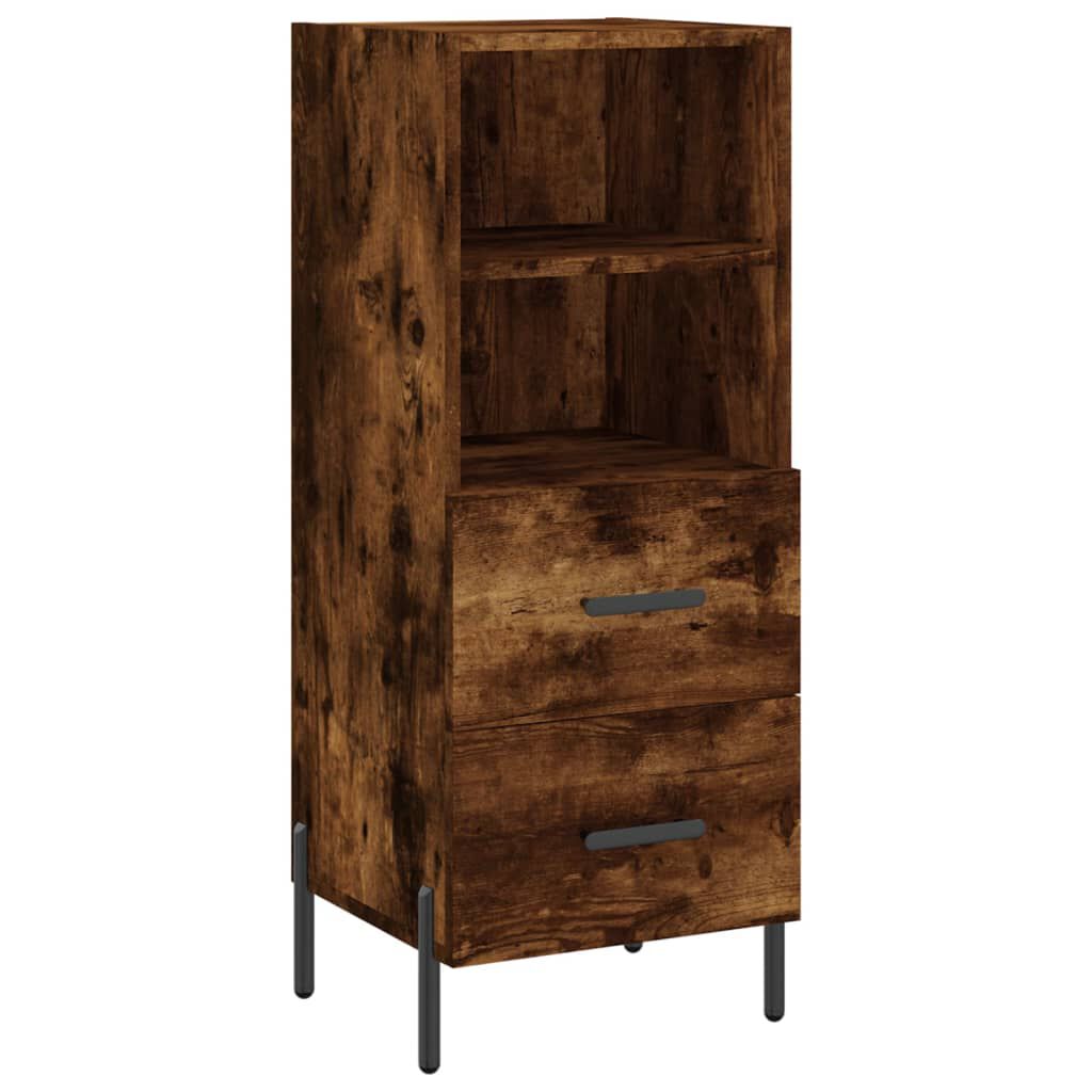 vidaXL Ντουλάπι Καπνιστή Δρυς 34,5 x 34 x 90 εκ. Επεξεργασμένο Ξύλο