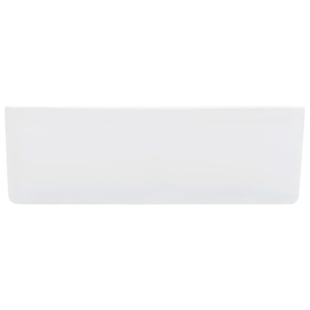 vidaXL Νιπτήρας Λευκός 40 x 30 x 13 εκ. Κεραμικός
