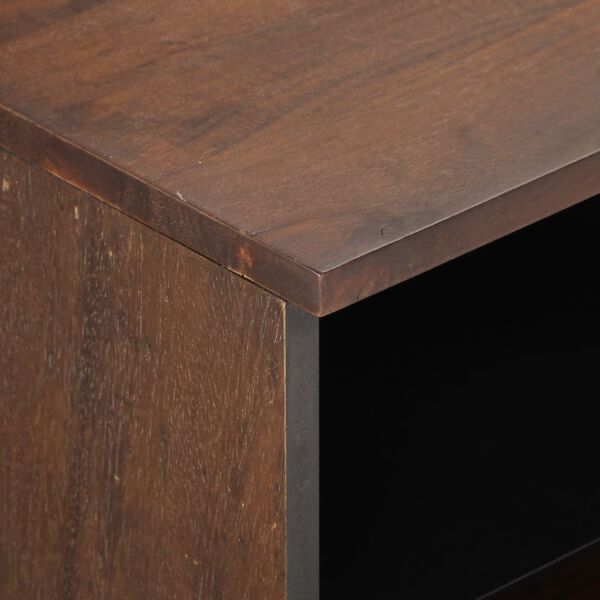 vidaXL Έπιπλο Τηλεόρασης Καφέ 70x34x46 εκ. Μασίφ Ξύλο Μάνγκο