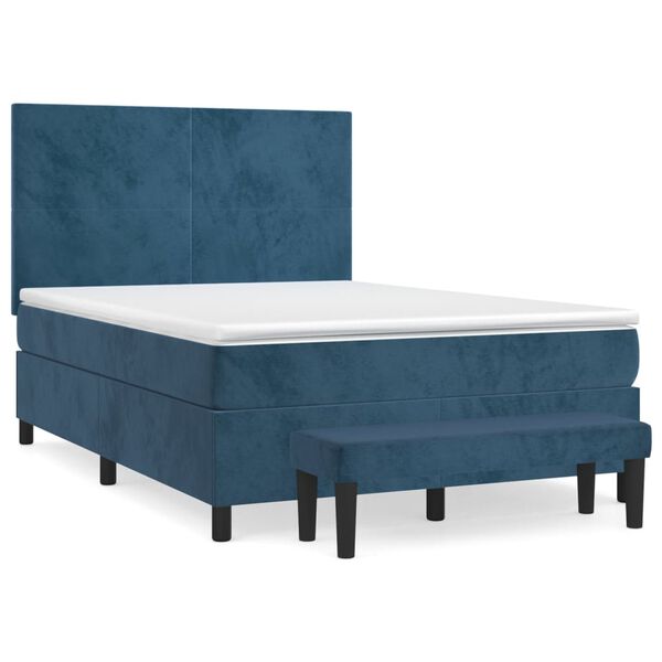 vidaXL &Kappa;&rho;&epsilon;&beta;ά&tau;&iota; Boxspring &mu;&epsilon; &Sigma;&tau;&rho;ώ&mu;&alpha; &Sigma;&kappa;&omicron;ύ&rho;&omicron; &Mu;&pi;&lambda;&epsilon; 140x200 &epsilon;&kappa;. &Beta;&epsilon;&lambda;&omicron;ύ&delta;&iota;&nu;&omicron;