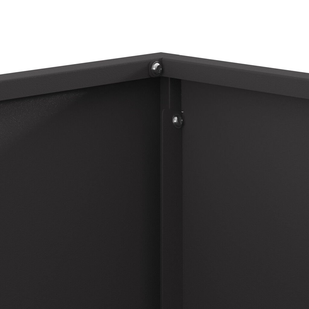 vidaXL Σόμπα φωτιάς Τετράγωνη Μαύρη 80x80x40 εκ. Ατσάλι
