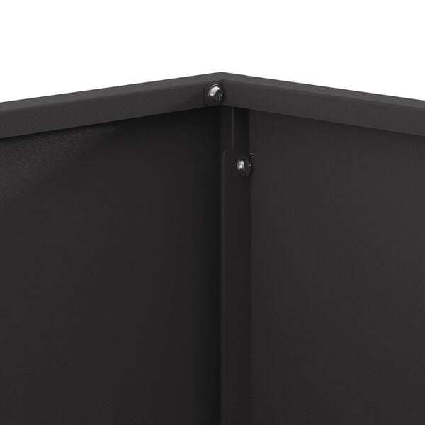 vidaXL Σόμπα φωτιάς Τετράγωνη Μαύρη 80x80x40 εκ. Ατσάλι