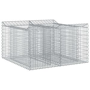 vidaXL &Alpha;&nu;&alpha;&sigma;&eta;&kappa;&omega;&mu;έ&nu;&omicron; &kappa;&rho;&epsilon;&beta;ά&tau;&iota; gabion &Alpha;&sigma;&eta;&mu;ί