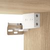 vidaXL Έπιπλο Καθρέπτη με LED Sonoma Δρυς 91 x 15 x 76,5 εκ.