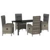 vidaXL &Sigma;έ&tau; &phi;&alpha;&gamma;&eta;&tau;&omicron;ύ &gamma;&iota;&alpha; &kappa;ή&pi;&omicron; &mu;&epsilon; &mu;&alpha;&xi;&iota;&lambda;ά&rho;&iota; 5 pcs &Gamma;&kappa;&rho;&iota; &sigma;&upsilon;&nu;&theta;&epsilon;&tau;&iota;&kappa;ό &rho;&alpha;&tau;ά&nu;