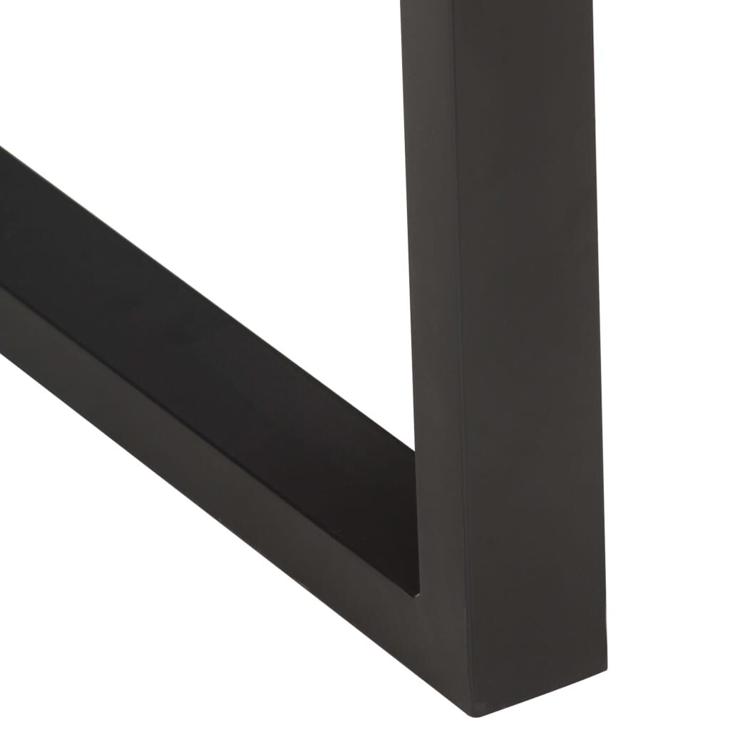 vidaXL Τραπεζάκι Σαλονιού Live Edge 60x60x40 εκ. Μασίφ Ξύλο Ακακίας