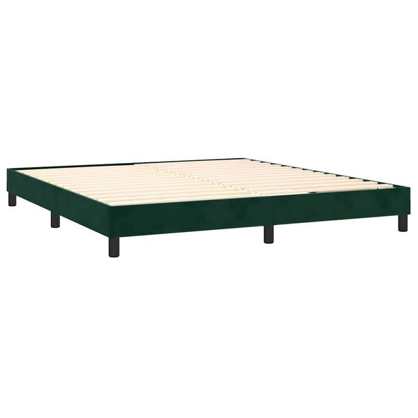 vidaXL &Kappa;&rho;&epsilon;&beta;ά&tau;&iota; Boxspring &mu;&epsilon; &Sigma;&tau;&rho;ώ&mu;&alpha; &Sigma;&kappa;&omicron;ύ&rho;&omicron; &Pi;&rho;ά&sigma;&iota;&nu;&omicron; 180x200&epsilon;&kappa;. &Beta;&epsilon;&lambda;&omicron;ύ&delta;&iota;&nu;&omicron;