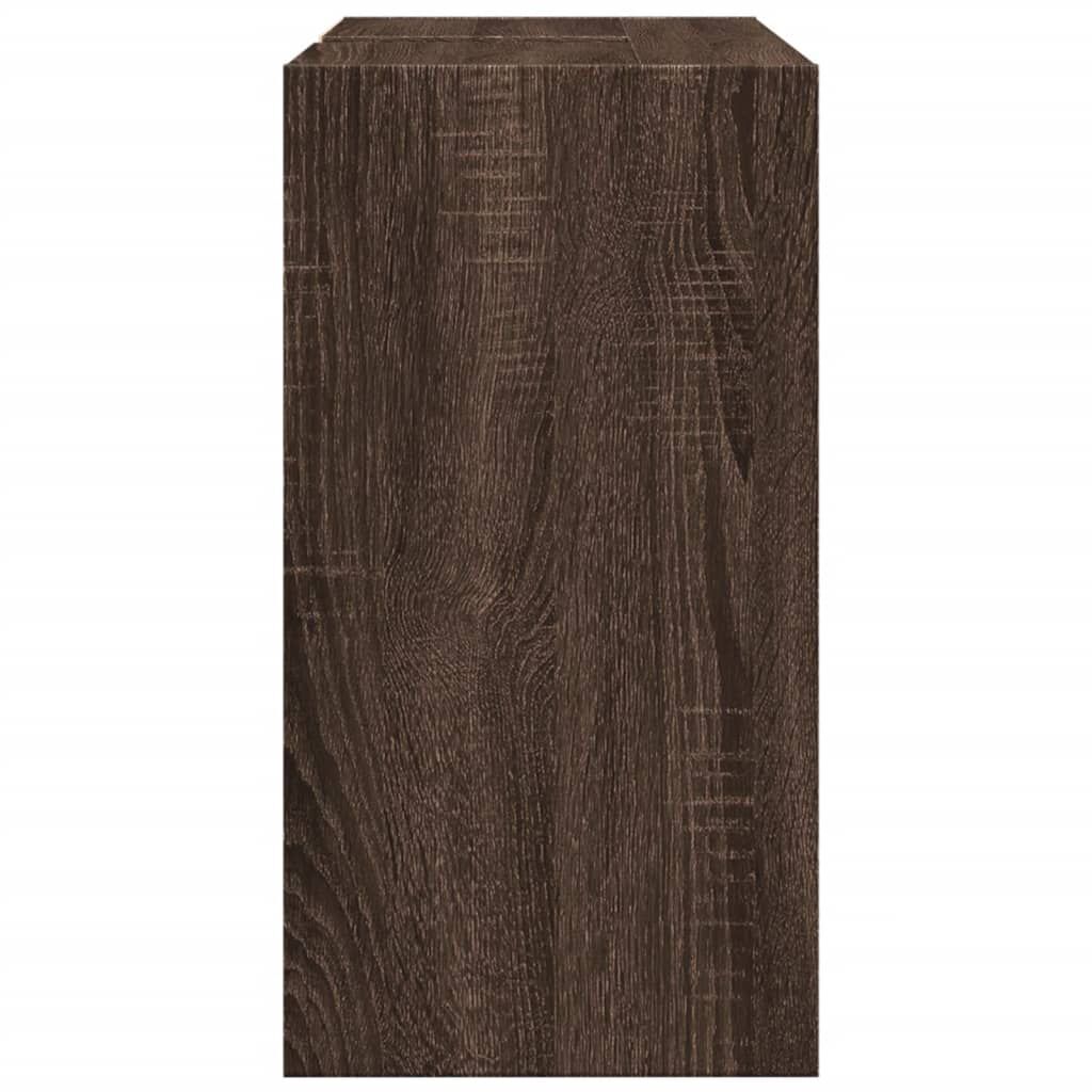 vidaXL Ντουλάπι Νιπτήρα Καφέ δρυς 63x29x55 εκ. Επεξεργασμένο Ξύλο
