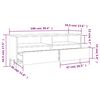 vidaXL Έπιπλο Τηλεόρασης Γκρι Σκυρ. 100 x 34,5 x 44,5 εκ. Επεξ. Ξύλο