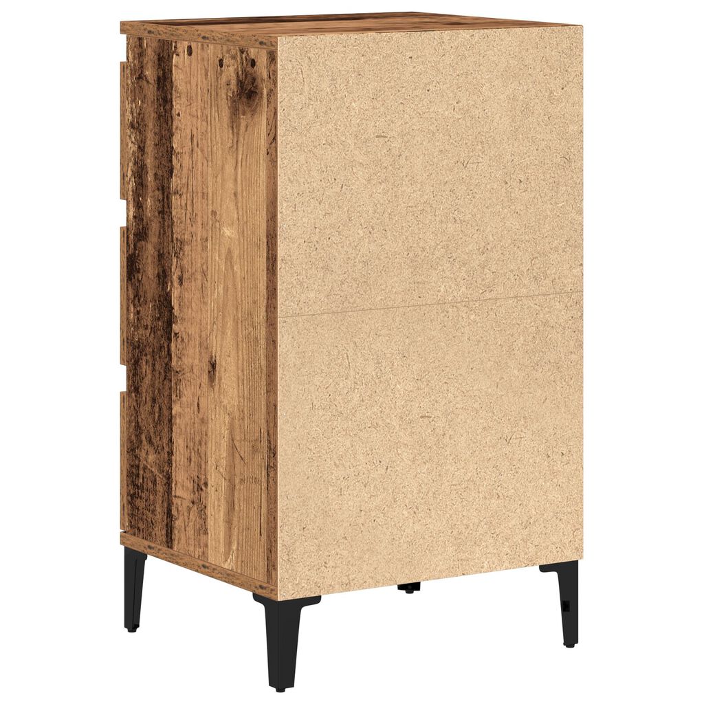 vidaXL Κομοδίνο Παλιού Ξύλου 40x35x70 cm Κατασκευασμένο Ξύλο