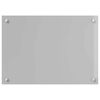 vidaXL Πίσω Πάνελ Κουζίνας 2 pcs Ανοιχτό γκρι 70 x 50 cm