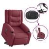 vidaXL Πολυθρόνα Ανακλινόμενη με Ανύψωση Μπορντό Υφασμάτινη