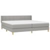 vidaXL &Kappa;&rho;&epsilon;&beta;ά&tau;&iota; Boxspring &mu;&epsilon; &Sigma;&tau;&rho;ώ&mu;&alpha; &Alpha;&nu;&omicron;&iota;&chi;&tau;ό &Gamma;&kappa;&rho;&iota; 200x200 &epsilon;&kappa;. &Upsilon;&phi;&alpha;&sigma;&mu;ά&tau;&iota;&nu;&omicron;