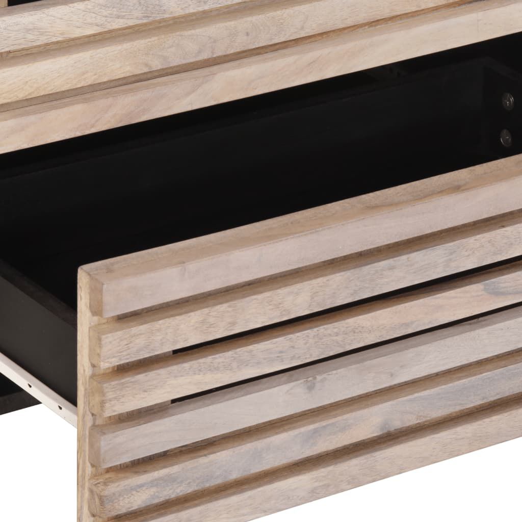 vidaXL Ντουλάπια 2 Τεμ. 60x34x75 εκ. από Μασίφ Ξύλο Μάνγκο