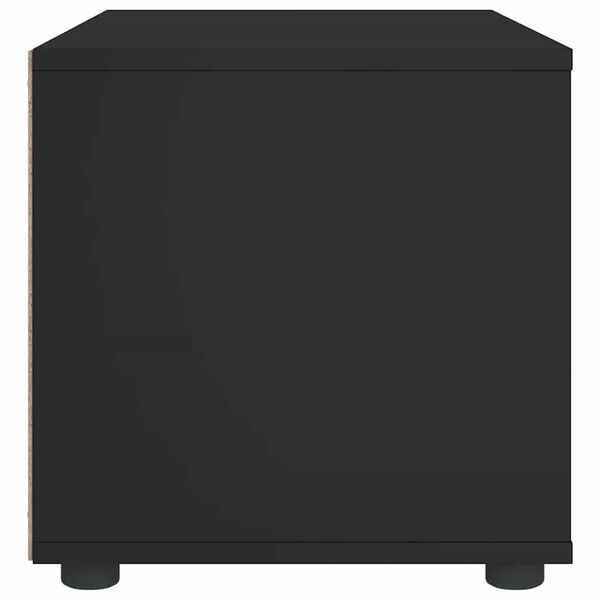 vidaXL ντουλάπι τηλεόρασης VISNES Μαύρο 100x40x38 cm