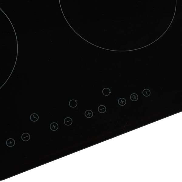 vidaXL Εστία Κεραμική με 4 Εστίες και Πλήκτρα Αφής 6600 W